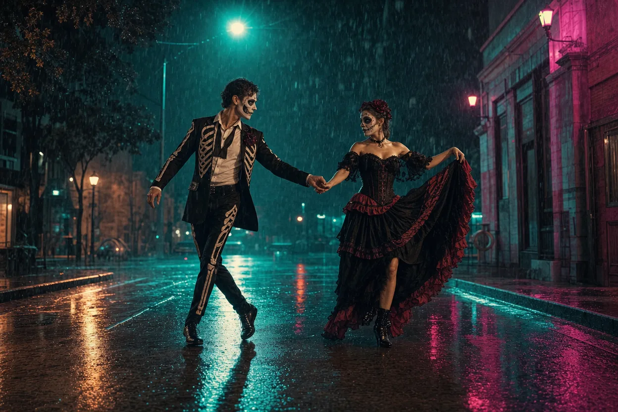 AI Halloween Dance Video - Put a Costume Into a Scene